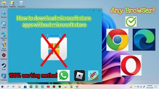 How to download microsoft apps without microsoft store [upl. by Olivia]