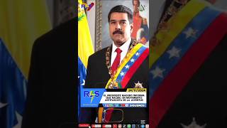 EL PRESIDENTE MADURO INFORMA QUE NACERÁ EN MOVIMIENTO ANTIFASCISTA DE LA JUVENTUD [upl. by Outhe]