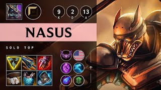 Nasus Top vs Shen Godlike  NA Master Patch 1420 [upl. by Eeclehc594]