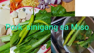 How To Cook Pork Sinigang Sa Miso😱 [upl. by Alisander823]