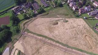 Gislingham Suffolk Archaeological dig video Via DJI drone [upl. by Erle]