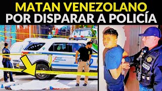 MATAN A VENEZOLANO QUE DISPARÓ CONTRA POLICÍA EN TEXAS [upl. by Annatnom]