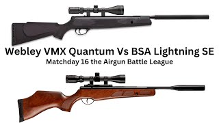 Webley VMX Quantum Vs BSA Lightning SE [upl. by Arikehs932]