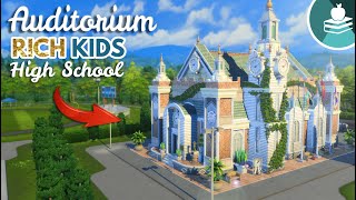 i Rebuilt the AUDITORIUM 4 Designs in sims 4  NO CC  auditorium build sims 4 speed build [upl. by Woodward]