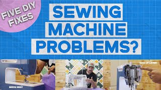 Sewing Machine Problem  5 DIY Fixes [upl. by Aniala841]