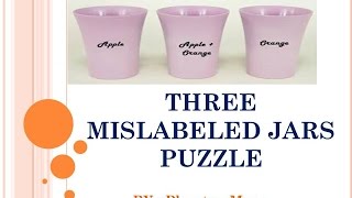 Interview puzzles with answersThree mislabeled jars puzzle [upl. by Noakes]