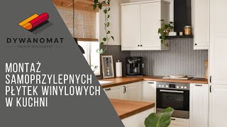 Montaż paneli winylowych w kuchni  Szybki remont kuchni  Dywanomatpl [upl. by Annaira]