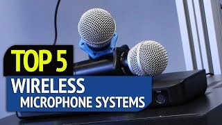 TOP 5 Wireless Microphone Systems [upl. by Iuq]