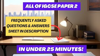 Edexcel IGCSE Physics Paper 2 Last Minute Revision [upl. by Antonietta]