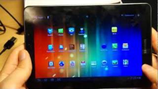 Обзор Samsung Galaxy Tab 77 Часть 1  комплектация [upl. by Erasaec]