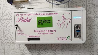 Sanitary Napkin Vending Machine [upl. by Airetak]