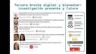 Tercera brecha digital y bienestar Investigación presente y futura [upl. by Ennoirb276]