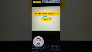 How to Install Windows 11 From USB tropytech shorts windows11 [upl. by Matilda105]