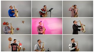 10 Types of Saxophonists playing DANCE MONKEY [upl. by Selinda310]