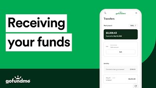 Receiving funds after setting up transfers for your GoFundMe fundraiser [upl. by Ataga]