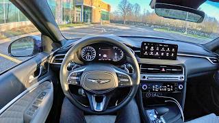 2024 Genesis G70 AWD 33T Sport Prestige  POV Driving Impressions [upl. by Ready]