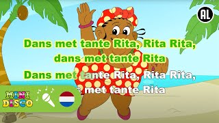 DANS MET TANTE RITA  Kinderliedjes  Karaoke  Minidisco [upl. by Brooke]