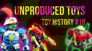 Unproduced Toys  TMNT Masters Of The Universe Transformers Thundercats  Toy History 18 [upl. by Bollinger]