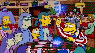 I Simpson Moe Szyslak  Boe  Million Dollar Birthday Fries Song Sub Ita [upl. by Aerdnat348]