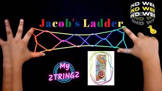 STRING TRICKS Jacobs Ladder  échelle  figure de ficelle  tuto Français [upl. by Gothar17]