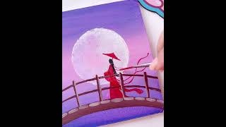 3 easy Art Ideas for Beginners  Mini Canvas Painting  Step by step tutorial painting [upl. by Lucania]