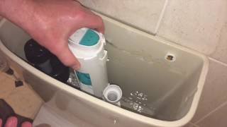 Fix Constantly Running Dual Flush Toilet Cistern By Replacing The Flush Valve Washer [upl. by Uoliram]