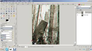 Creating a 3D anaglyph Image with GIMP [upl. by Anilag]