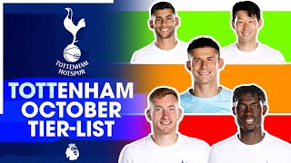 Another EXCELLENT Month For Spurs Bad Month For Bissouma October Performance TierList [upl. by Amathiste767]