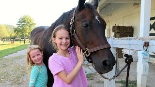 Addys First Horseback Riding Lesson [upl. by Ahgiela]