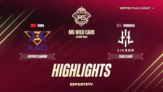 Keep Best Gaming vs Team Lilgun HIGHLIGHTS M5 World Championship Wild Card Stage  LIL vs KBG [upl. by Conners]