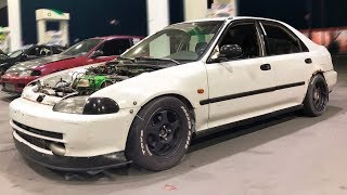 Turbo Honda’s and BMW Pick on GTR [upl. by Hsitirb]