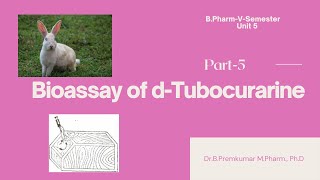 Bioassay of TubocurarineBioassayPart5 [upl. by Sylado478]