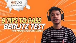 Berlitz Tips  How to Pass Berlitz  Versant Test Call Center  VXI  Darrell Dela Cruz [upl. by Deonne]