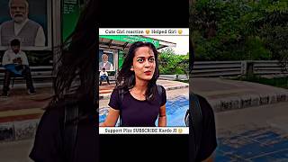 Cute Girl 😍 Helped Girl 😳 reaction 👀 motovlog viral cutegirl reaction [upl. by Dorrie]