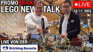 PROMOBRICKS LEGO News Talk Live von der Bricking Bavaria 2022 feat Klemmbausteinlyrik [upl. by Torr849]