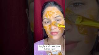 Papaya face pack for glowing skin🌸youtubeshorts skincare diyskincaretips viralvideo [upl. by Zela474]