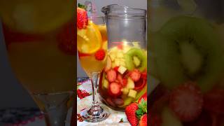 FÁCIL RÁPIDO E DELICIOSO❗😍 CLERICOT O MELHOR DRINK COM FRUTAS  Delícias da Cíntia shorts [upl. by Rosdniw811]