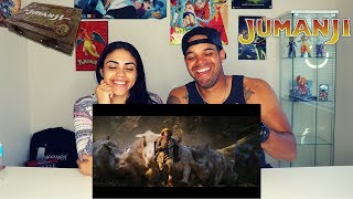 Jumanji Welcome to the Jungle Trailer 1 REACTION [upl. by Idelia931]