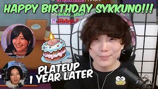 Sykkuno Birthday Plateup Stream w Miyoung Fuslie and Hjune  Returns to Plateup After A Year 😊 [upl. by Volding]