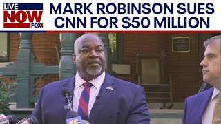 North Carolina governor candidate Mark Robinson sues CNN for 50 million  LiveNOW from FOX [upl. by Annelg]