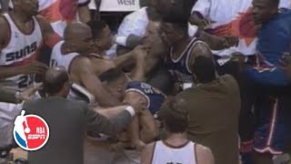 Knicks vs Suns ‘93 brawl leads to six ejections NBA rules overhaul  ESPN Archives [upl. by Karil]