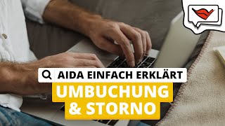 Umbuchen und Stornieren  AIDA einfach erklärt 💡 [upl. by Adnohrahs]