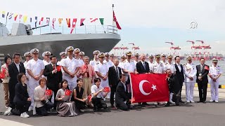 Turkish corvette TCG Kinaliada arrives in Tokyo to celebrate diplomatic milestone [upl. by Atinod]