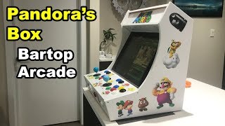 ✅ Pandoras Box Bartop Mini Arcade Build [upl. by Notwen692]