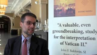 Massimo Faggioli discusses the importance of Yves Congar Journal of the Vatican II Council [upl. by Ydisahc]