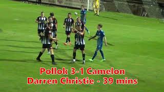 Pollok v Camelon  13th October 2023  Goals and Penalty Incident [upl. by Avah]