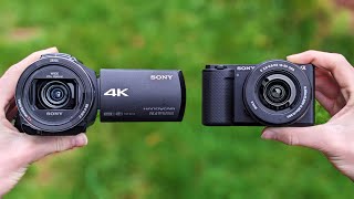 Camcorder vs Mirrorless Camera  Which One is Better [upl. by Chem147]