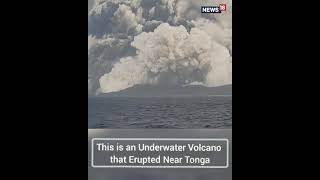 Hunga Tonga Volcano Eruption Live Caught On Camera By Ships In The Region  Shorts  CNN News18 [upl. by Amorita]