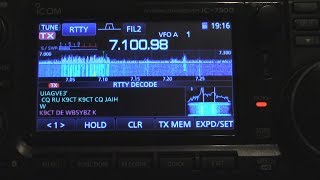 Working RTTY Contest Using Icom IC 7300 Only Ham Radio [upl. by Octavius210]