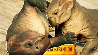 CUTEST SOCIAL ANIMATION Lystrosaurus Showcase  Jurassic World Evolution 2 Malta Expansion [upl. by Aromat]